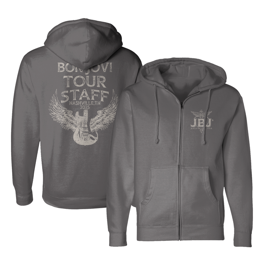 JBJ's Tour Staff '25 Zip Hoodie – JBJ's Nashville Official Store JBJ's Tour Staff '25 Zip Hoodie – JBJ's Nashville Official Store