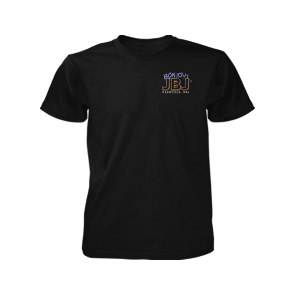 JBJ's "One Wild Night" Black Tee