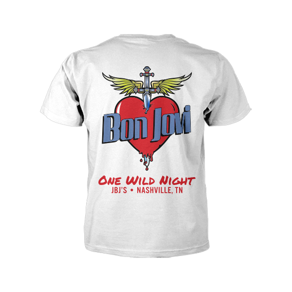 JBJ's "One Wild Night" White Tee