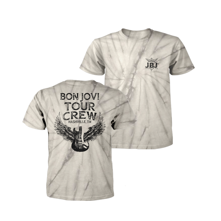 JBJ's Bon Jovi Tour Crew Tie Dye Tee