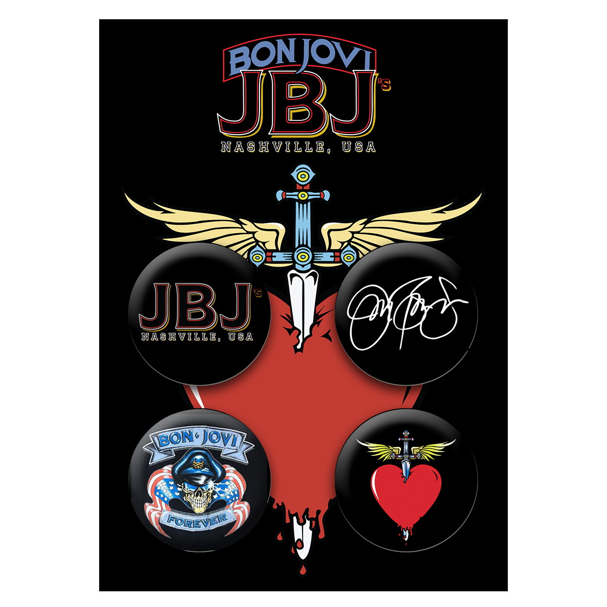 JBJ's Pin Set