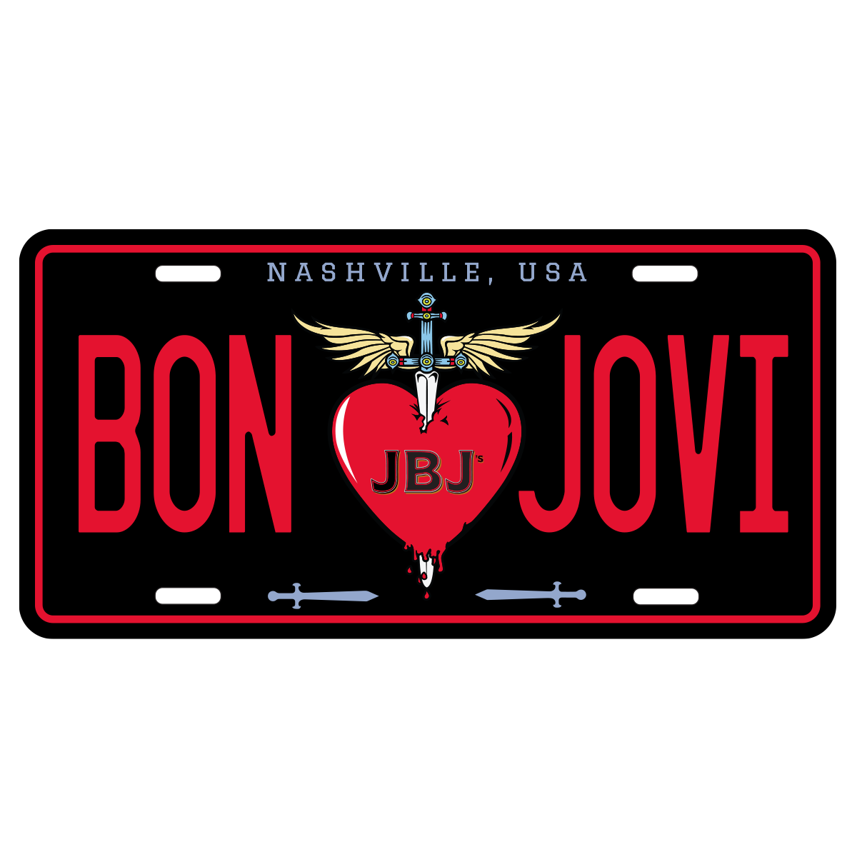 Bon Jovi License Plate