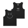 JBJ's Crop Smirk Tank Black