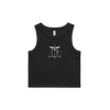 JBJ's Crop Smirk Tank Black