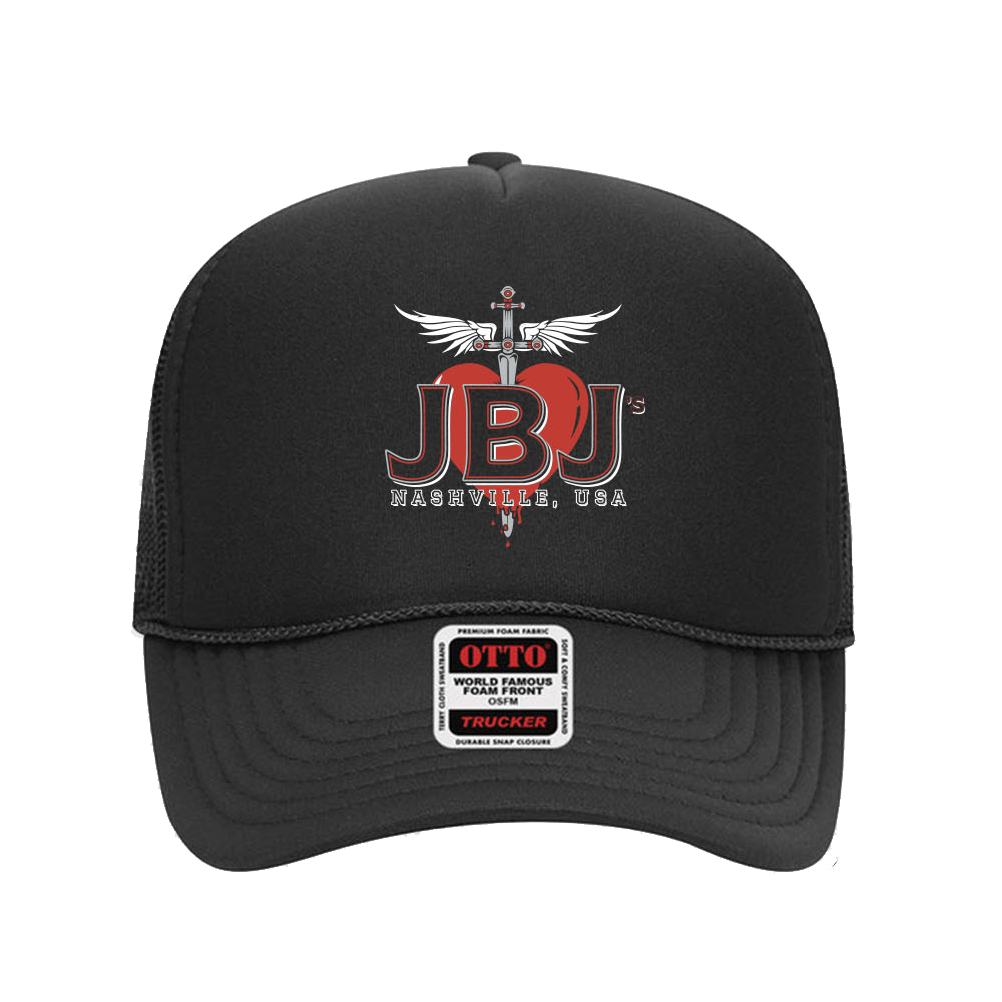 JBJ's Logo Black Trucker Hat