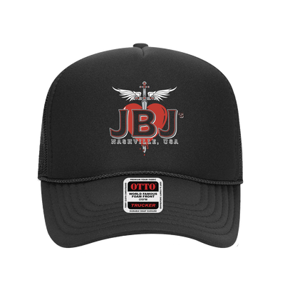 JBJ's Logo Black Trucker Hat