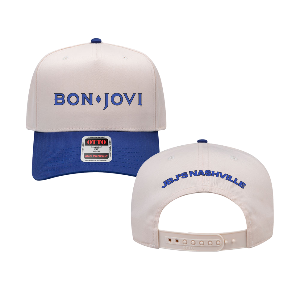JBJ's Bon Jovi Blue/Natural Snapback